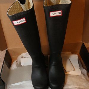 Women's Original Tall Rain Boots: Black size 5